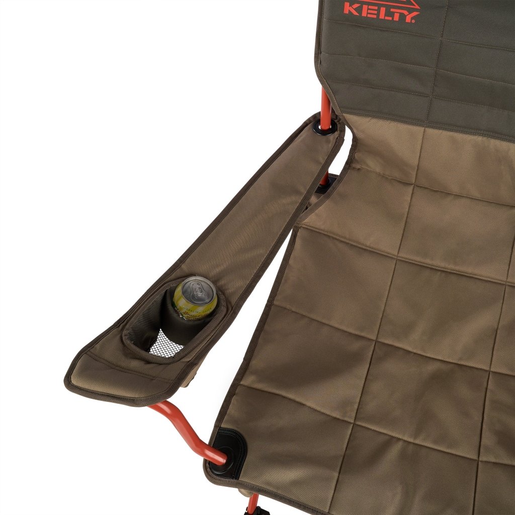 Kelty Deluxe Lounge Single Camp Chair in Bungee Cord/Beluga - Hill and Dale Outdoors