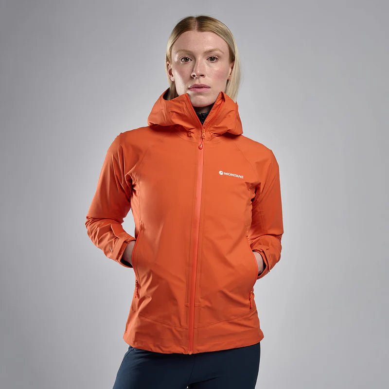 Montane Women's Phase Lite GTX Waterproof Jacket - Tigerlily - Hill and Dale Outdoors