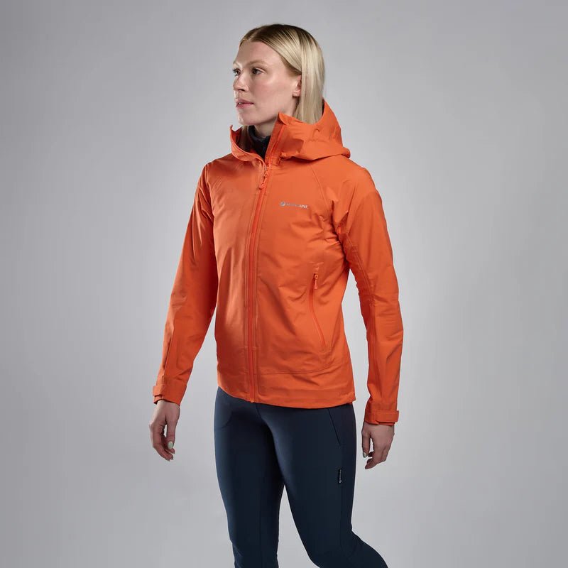 Montane Women's Phase Lite GTX Waterproof Jacket - Tigerlily - Hill and Dale Outdoors