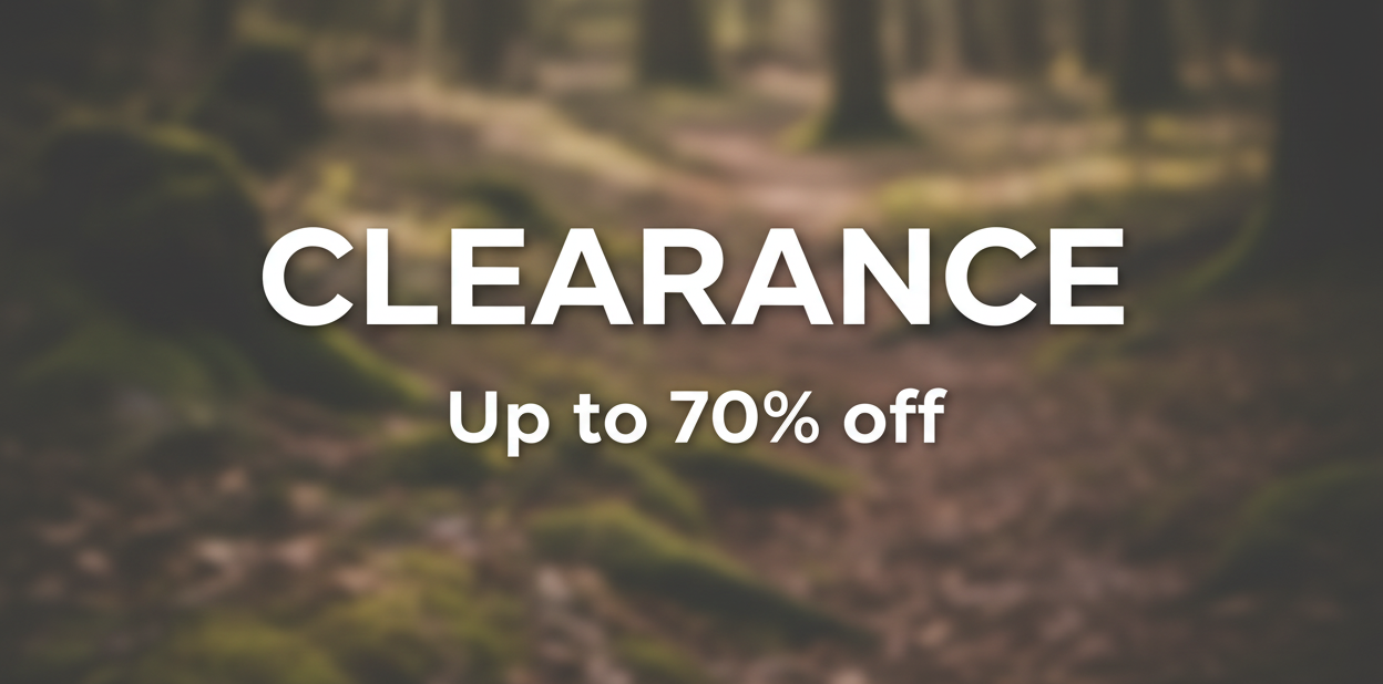 Clearance Banner Understated