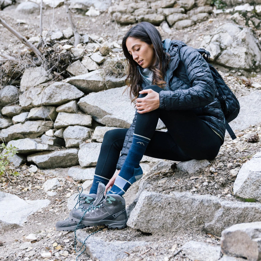 Darn Tough 1908 Women's Hiker Boot Full Cushion Midweight Hiking Sock - Eclipse - Hill and Dale Outdoors