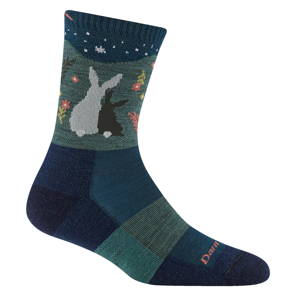 Darn Tough 5001 Women&#39;s Critter Club Micro Crew Lightweight Hiking Socks - Hill and Dale Outdoors