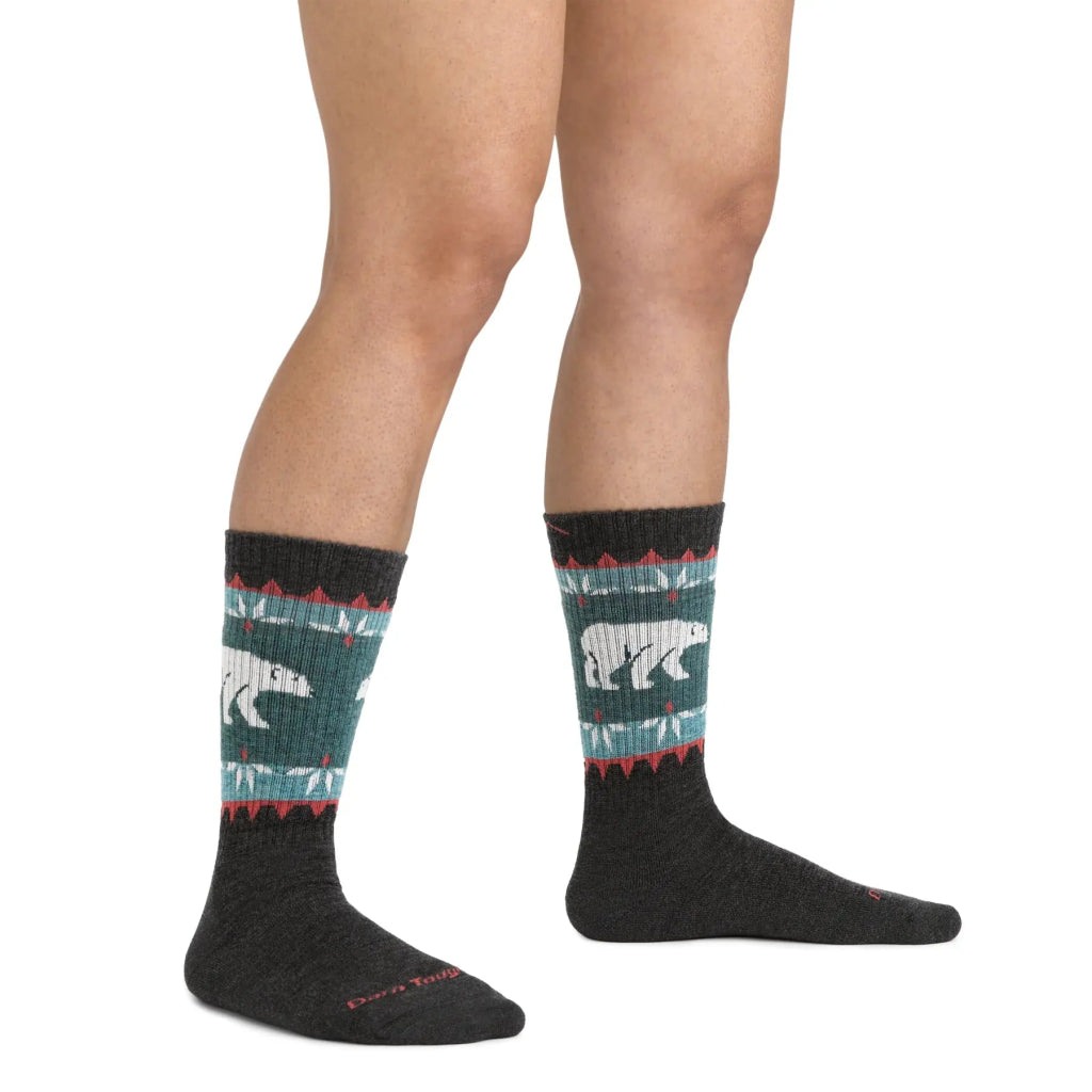 Darn Tough 5017 Women's Vanna Grizzle Boot Midweight Hiking Sock - Charcoal - Hill and Dale Outdoors