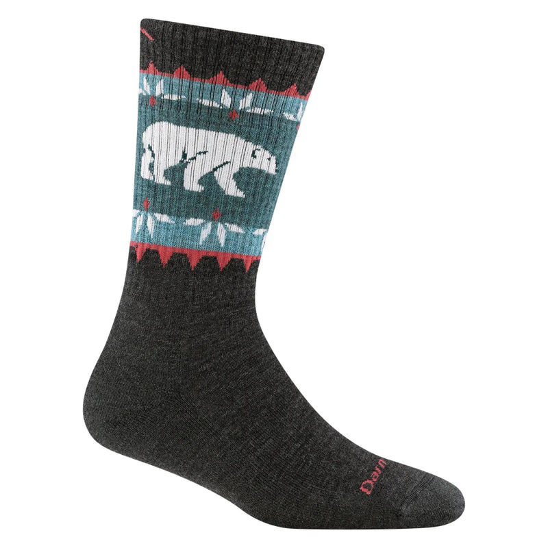 Darn Tough 5017 Women's Vanna Grizzle Boot Midweight Hiking Sock - Charcoal - Hill and Dale Outdoors