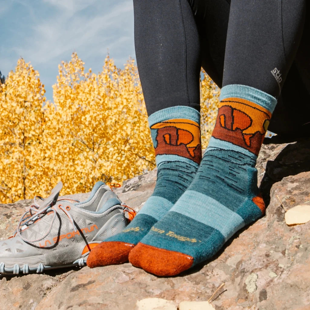 Darn Tough 5023 Women's Celeste Micro Crew Midweight Hiking Socks - Hill and Dale Outdoors