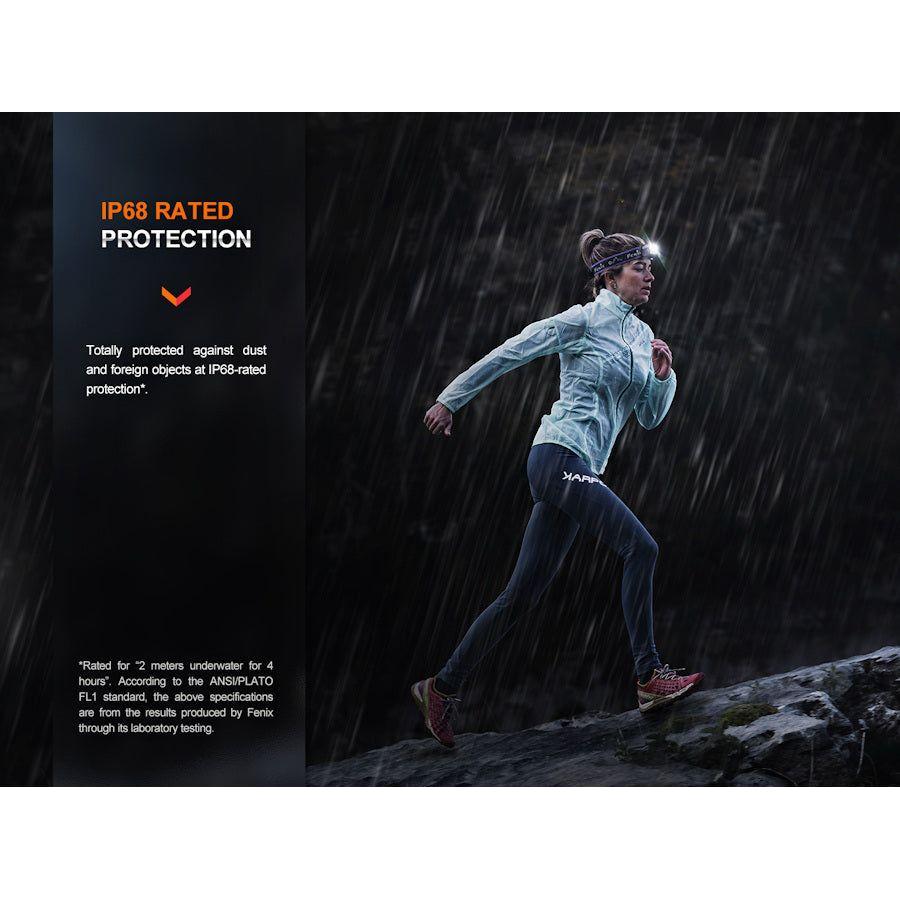 Fenix HM65R-T V2.0 Trail Running USB Rechargeable Headtorch - Black - Ex-Demo - Hill and Dale Outdoors