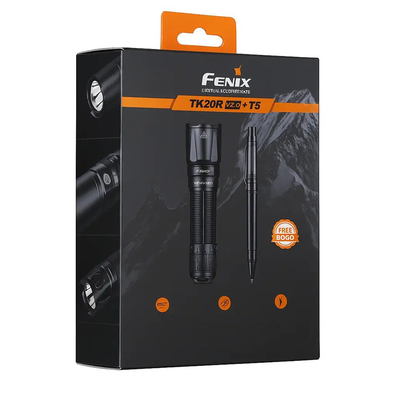 Fenix TK20R V2 Torch With Free T5 Tactical Pen - Seasonal Gift - Hill and Dale Outdoors