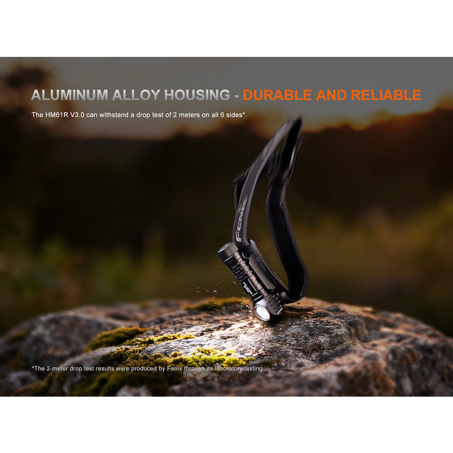 Fenix HM61R V3.0 1600 Lumens Magnetic Rechargeable Headtorch/Handtorch