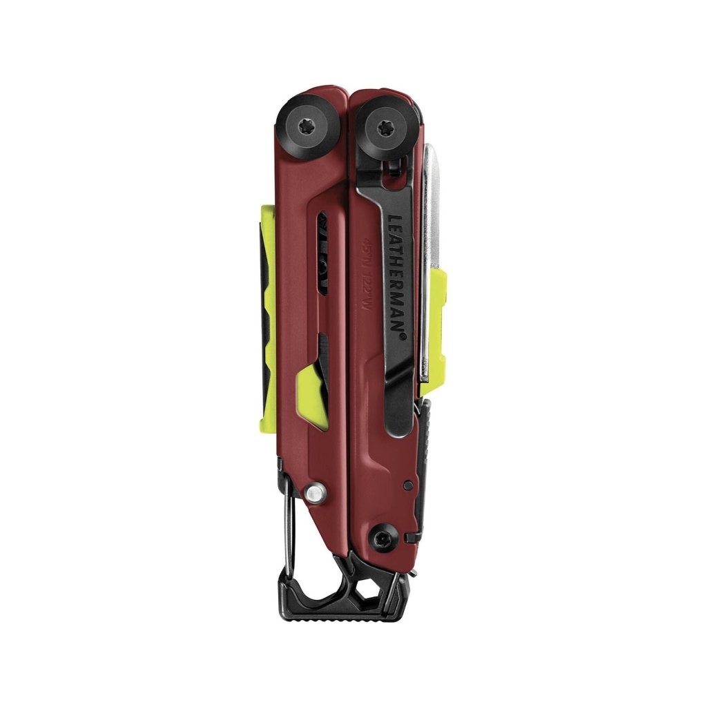 Leatherman Signal Multi Tool with Nylon Sheath - Red Cherakote - Hill and Dale Outdoors