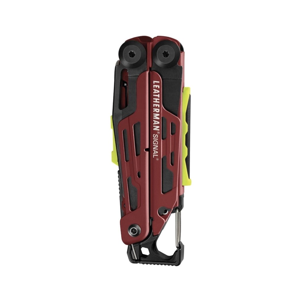 Leatherman Signal Multi Tool with Nylon Sheath - Red Cherakote - Hill and Dale Outdoors
