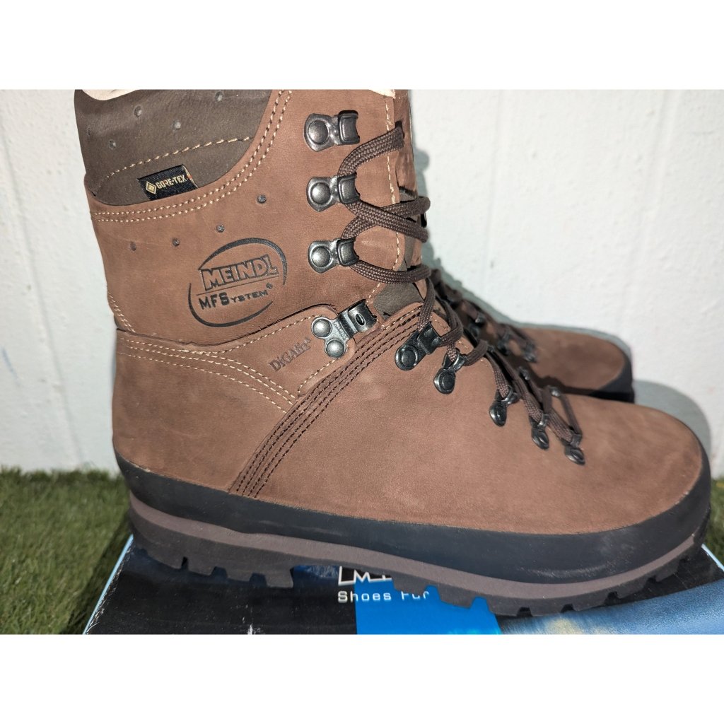 Meindl Guffert GTX Wide Fit Mountaineering Boots - Brown - UK10 (Ex - Demo) - Hill and Dale Outdoors