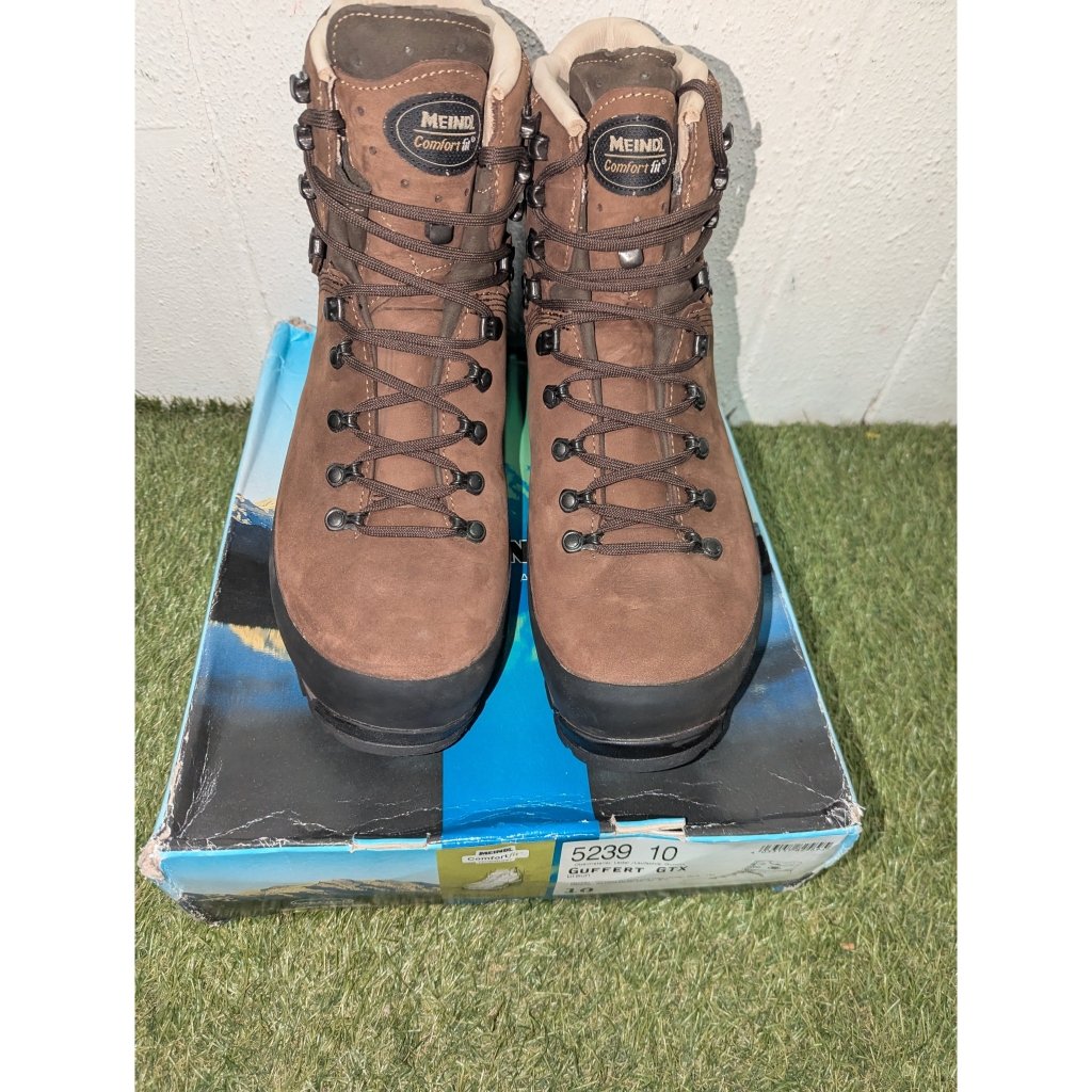 Meindl Guffert GTX Wide Fit Mountaineering Boots - Brown - UK10 (Ex - Demo) - Hill and Dale Outdoors