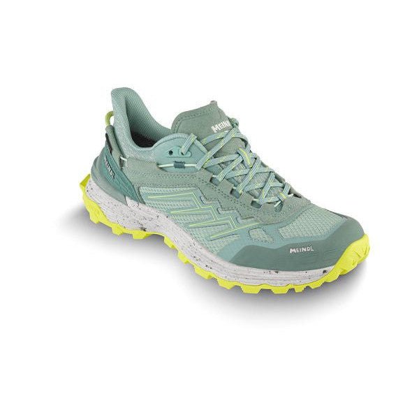 Meindl Jamaica Lady GTX Walking Shoes - Green/Yellow - Hill and Dale Outdoors