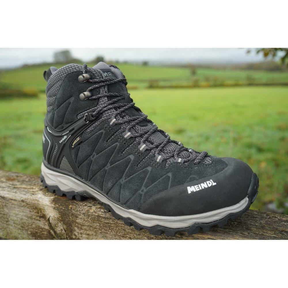 Meindl Mondello Mid GTX Wide Fit Walking Boots - Black/Anthracite - Hill and Dale Outdoors