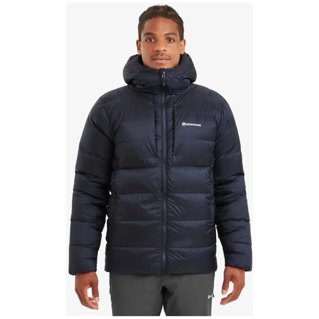 Montane Men&#39;s Anti - Freeze XPD Hooded Down Insulated Jacket - Eclipse Blue - Hill and Dale Outdoors