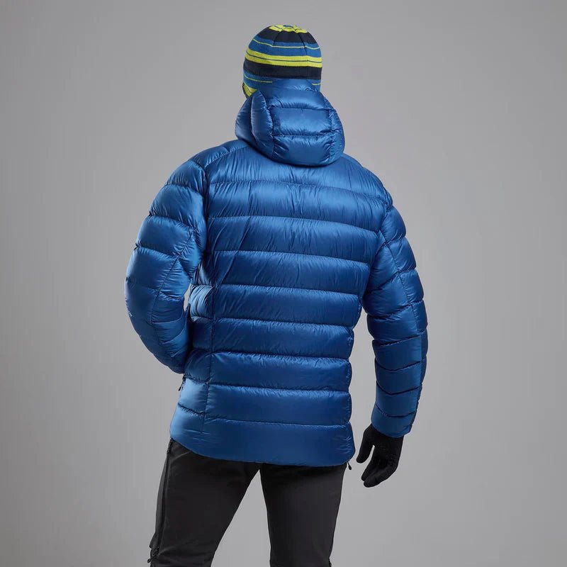Montane Men&#39;s Anti - Freeze XT Hooded Down Jacket - Neptune Blue - Hill and Dale Outdoors