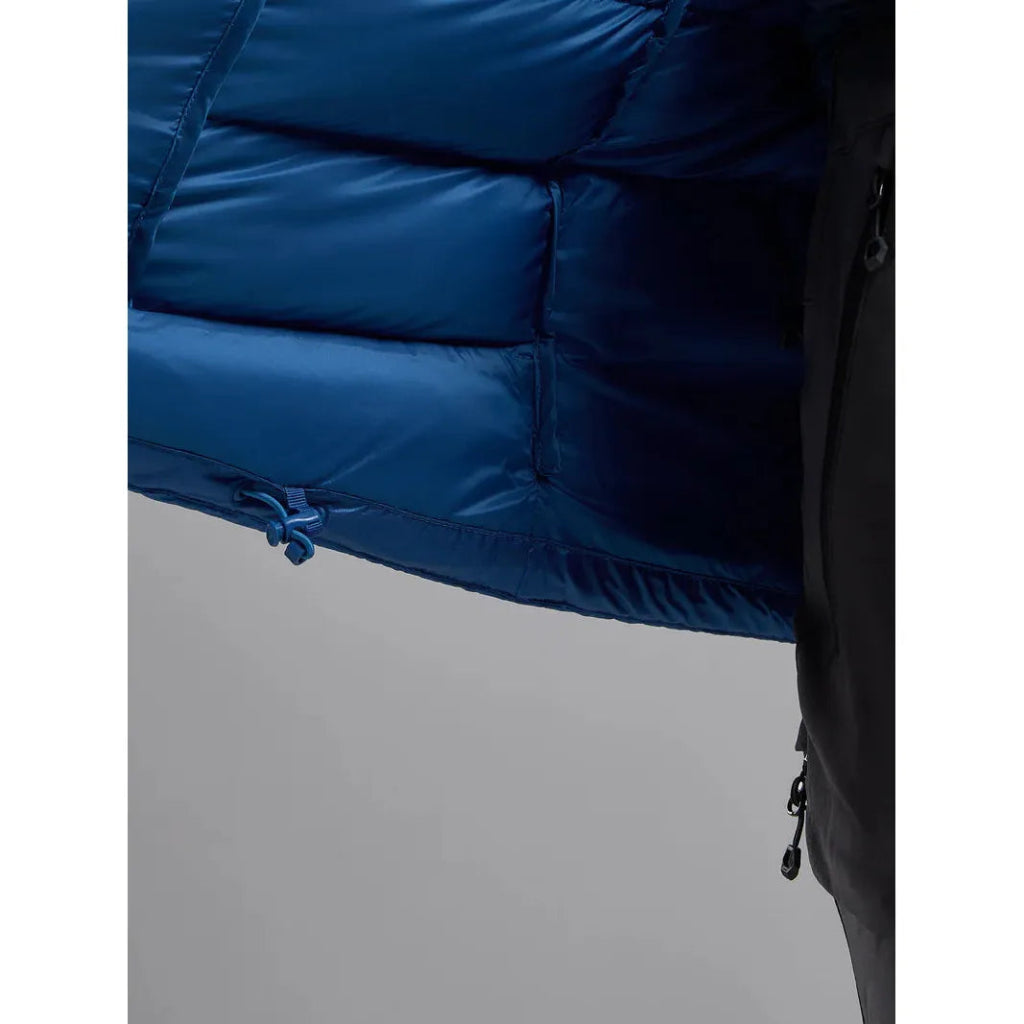 Montane Men&#39;s Anti - Freeze XT Hooded Down Jacket - Neptune Blue - Hill and Dale Outdoors