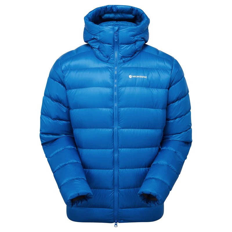 Montane Men&#39;s Anti - Freeze XT Hooded Down Jacket - Neptune Blue - Hill and Dale Outdoors
