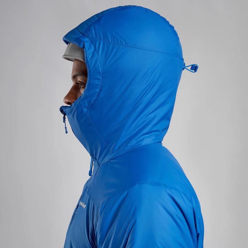 Montane Men&#39;s Respond XT Hooded Synthetic Insulated Jacket - Neptune Blue - Hill and Dale Outdoors