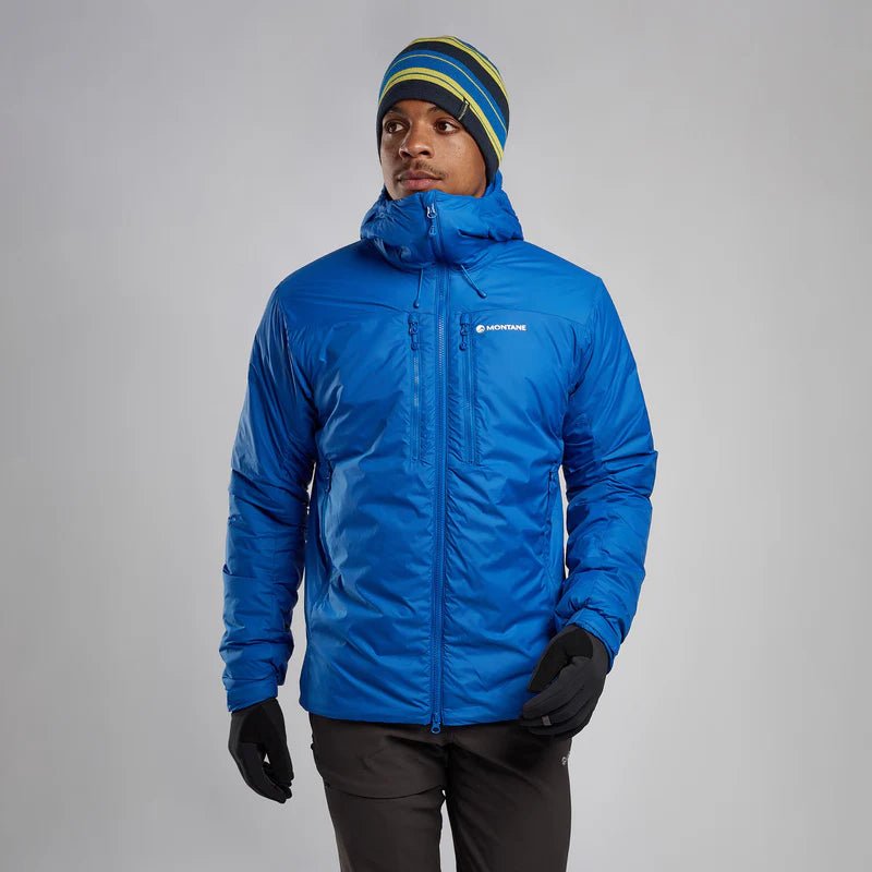 Montane Men&#39;s Respond XT Hooded Synthetic Insulated Jacket - Neptune Blue - Hill and Dale Outdoors