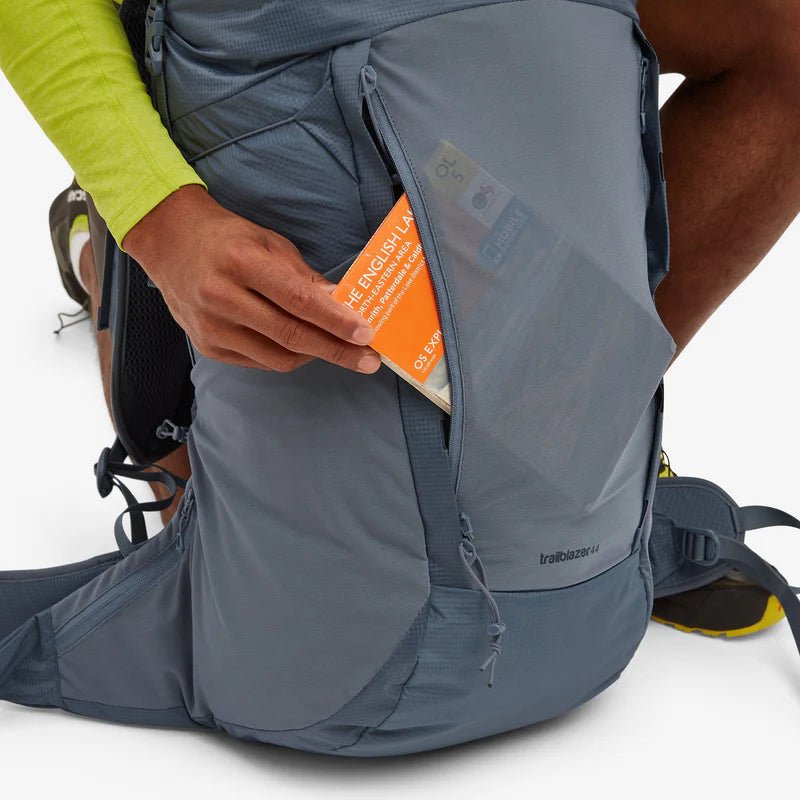 Montane Trailblazer 44L Rucksack - Stone Blue - Hill and Dale Outdoors