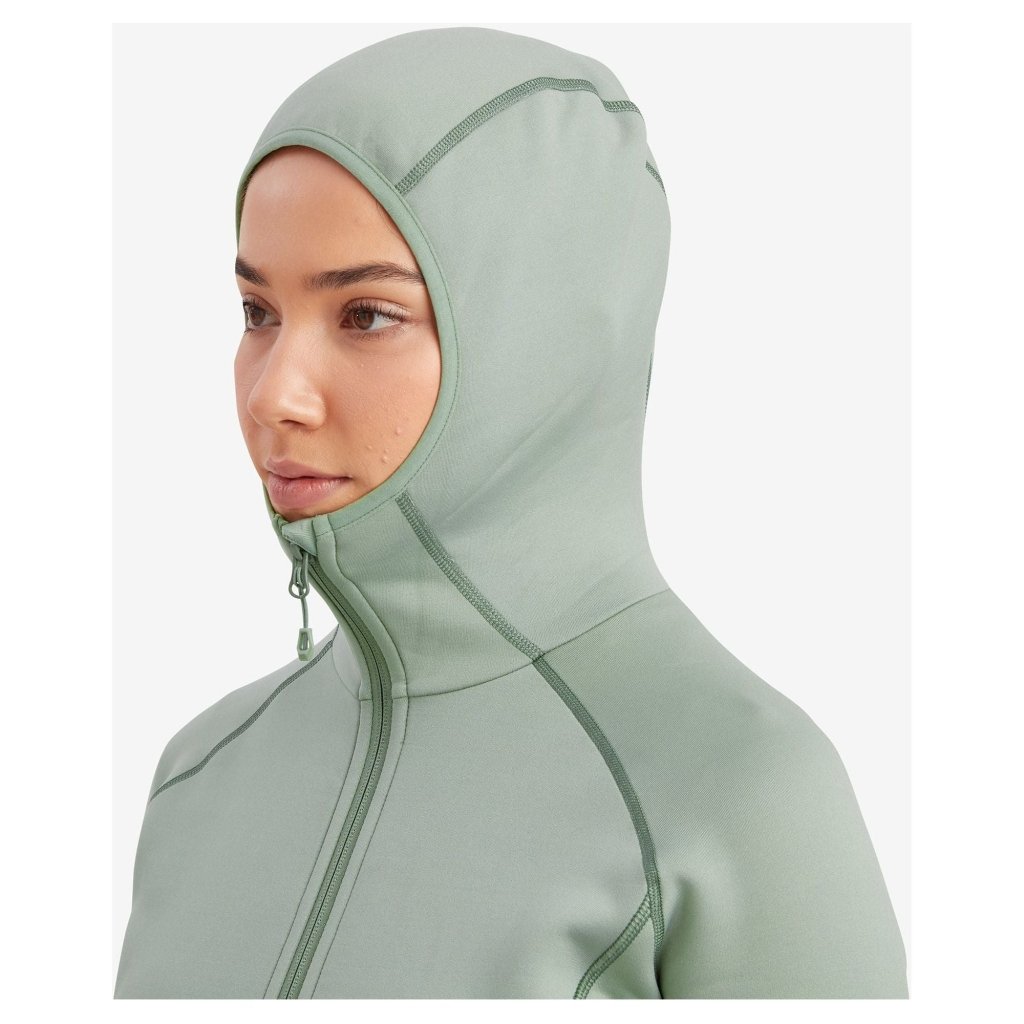 Montane Women's Fury Hooded Fleece Jacket - Black - Hill and Dale Outdoors