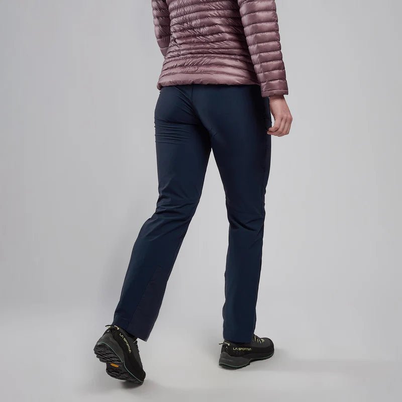 Montane Women&#39;s Terra Stretch Pants - Eclipse Blue - Reg Leg - Hill and Dale Outdoors