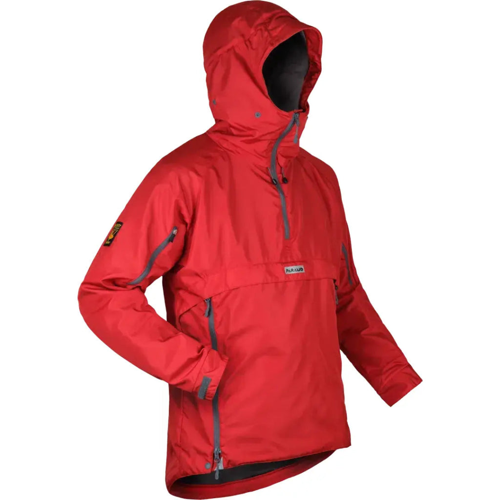 Paramo Men's Velez Adventure Waterproof Smock - Fire Red - Hill and Dale Outdoors