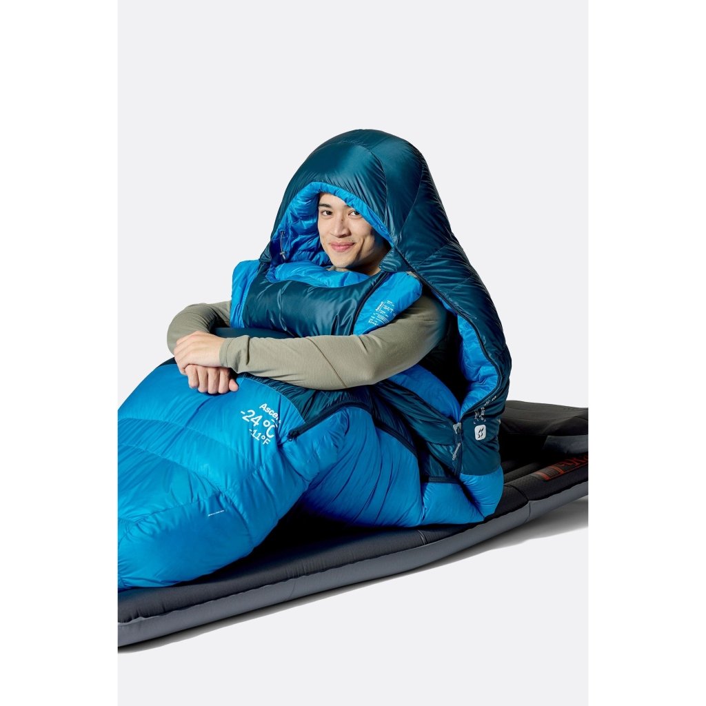 Rab Ascent - 6C / 20F Down Sleeping Bag - Hill and Dale Outdoors