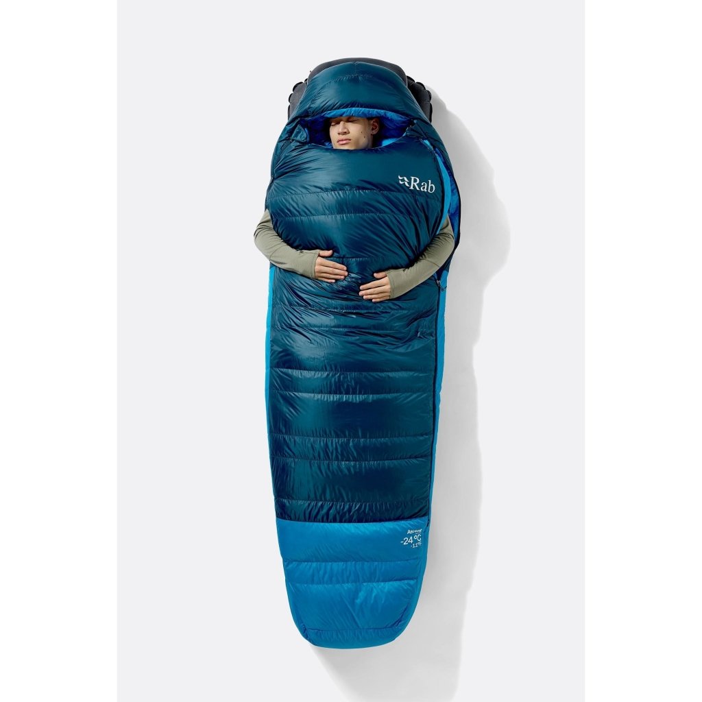 Rab Ascent - 6C / 20F Down Sleeping Bag - Hill and Dale Outdoors