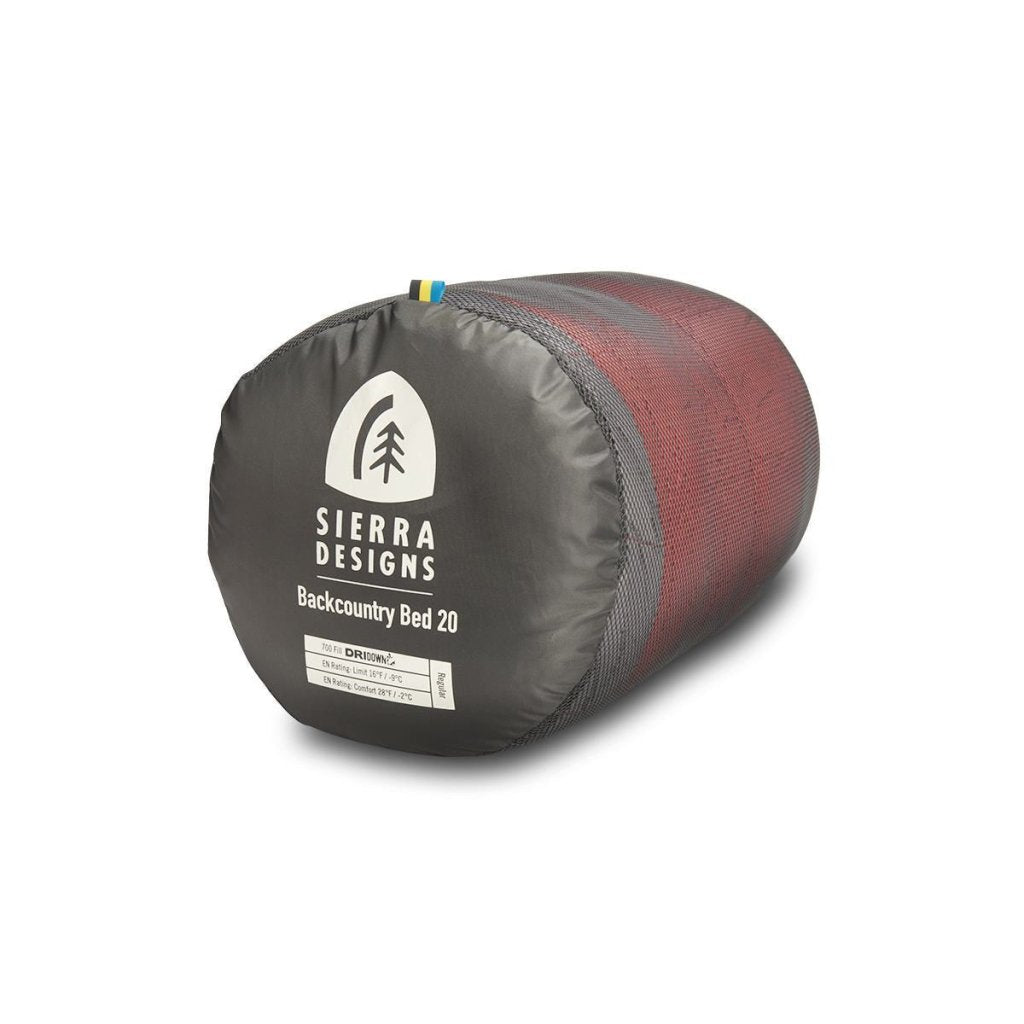 Sierra Designs 650 Backcountry Bed 20 Deg Dridown Sleeping Bag - Long - Hill and Dale Outdoors