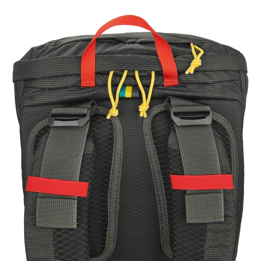 Sierra Designs Flex Hike 20L - 30L Backpack - Peat/Fiery Red - Hill and Dale Outdoors