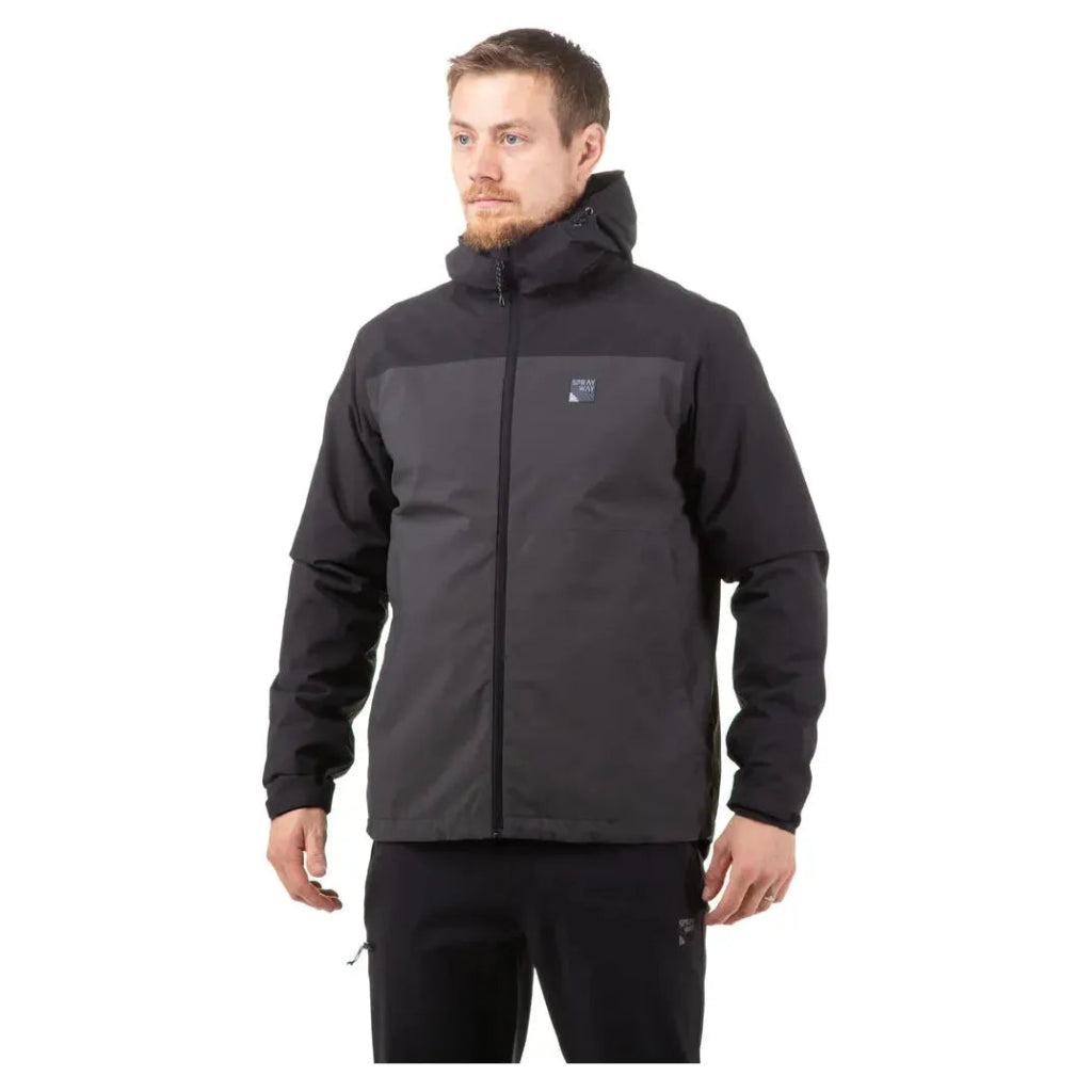 Sprayway Dagda Men's Waterproof Jacket - Thunder/Black - Hill and Dale Outdoors