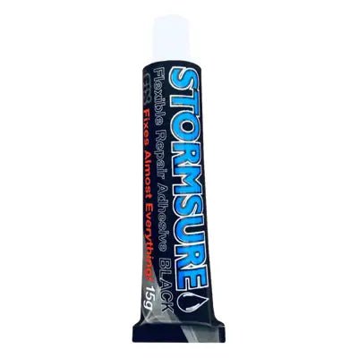Stormsure Flexible Repair Adhesive 15g Tube - Black - Hill and Dale Outdoors