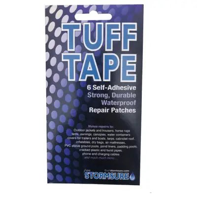 Stormsure 'TUFF Tape' Assorted Self Adhesive Patch Set - Small (6 patches) - Hill and Dale Outdoors