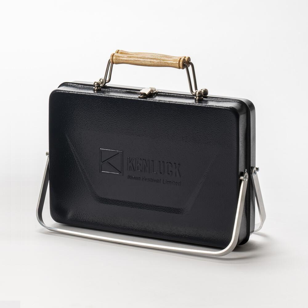 Kenluck Buddy Grill / BBQ - Hammertone Gloss Blue - Hill and Dale Outdoors