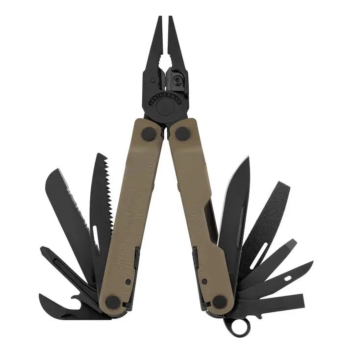 Leatherman Rebar® Multi - Tool with Nylon Sheath - Coyote &amp; Black - Hill and Dale Outdoors