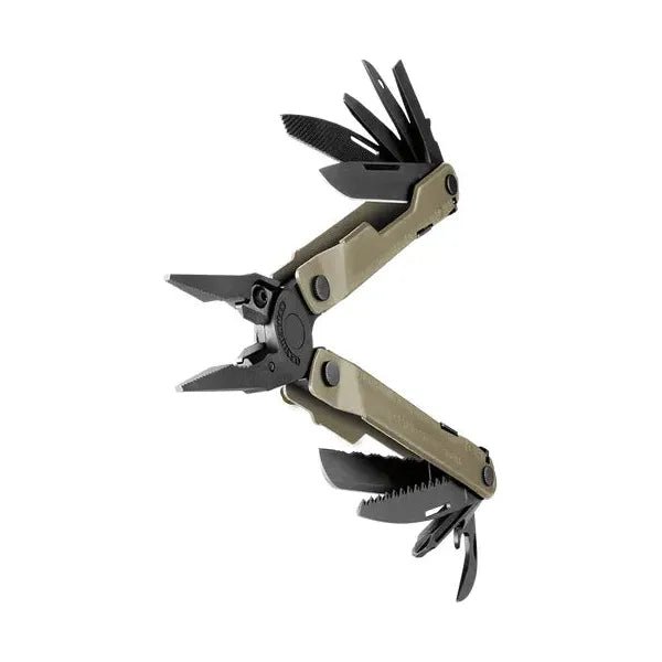 Leatherman Rebar® Multi - Tool with Nylon Sheath - Coyote &amp; Black - Hill and Dale Outdoors